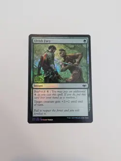 MTG - Elvish Fury (Foil) - Modern Horizons NM/M Condition - Image 1