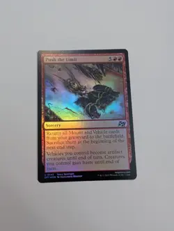 MTG - Push the Limit (Foil) - Aetherdrift NM/M Condition - Image 1