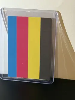 Konami YU-GI-OH! TCG Color TEST PRINT ERROR TCG Card NEAR MINT / MINT !! YuGiOh - Image 1