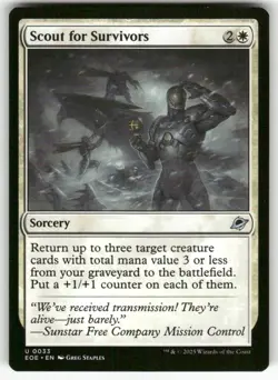 Scout For Survivors - FOIL - Edge of Eternities - MTG - Image 1