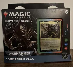 MTG: Universes Beyond Warhammer 40k Tyranid Swarm Commander Deck Sealed - Image 1