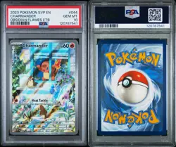 PSA 10 - 2023 Pokemon Obsidian Flames CHARMANDER Black Star Promo #044 🔥🔥 - Image 3