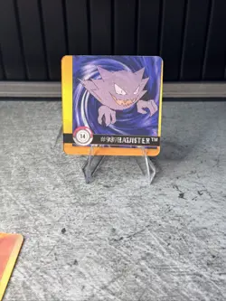 1999 Artbox Pokemon Action Flipz Premier Edition #14 Haunter/Gastly - Image 2