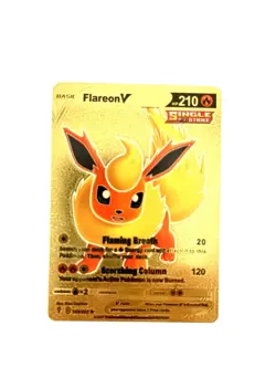 Pokemon gold foil fan art cards. Sold Individually In Clear Protective Sleeve. - Image 1