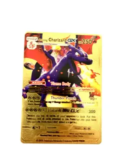 Pokemon gold foil fan art cards. Sold Individually In Clear Protective Sleeve. - Image 1