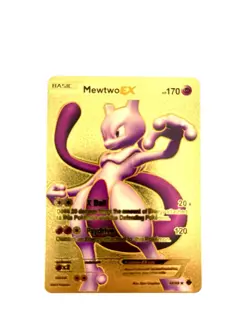 Pokemon gold foil fan art cards. Sold Individually In Clear Protective Sleeve. - Image 1