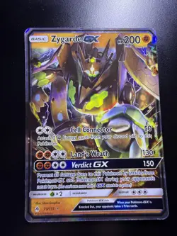 Zygarde GX 73/131 S&M- Forbidden Light Ulta Rare LP Pokemon TCG Nintendo - Image 1