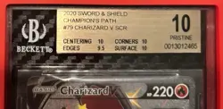 Pokemon - LOT 2x Charizard Slabs - Beckett BGS GOLD Pristine 10’s **Sequential** - Image 4