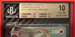 Pokemon - LOT 2x Charizard Slabs - Beckett BGS GOLD Pristine 10’s **Sequential** - Image 5