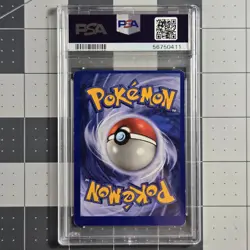 Machamp Miscut Error 1st Ed Base Set Pokemon Card PSA 5 8/102 - Image 4