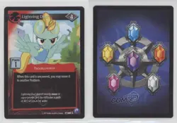 2014 My Little Pony Collectible Card Game - Canterlot Nights Lightning Dust 0ov8 - Image 3