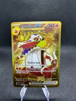 Pokemon Skeledirge ex 272/193 Paldea Evolved Gold Hyper Rare Full Art Holo NM - Image 1