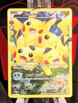 Pokemon Pikachu RC29/RC32Full Art Ultra Rare Generations Heavily Played - Image 1