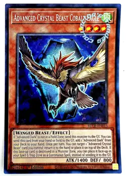 "Advanced Crystal Beast Cobalt Eagle"BLCR-EN015(ScR) Yugioh! BOL:Crystal Revenge - Image 1