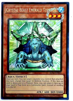 "Crystal Beast Emerald Tortoise" BLCR-EN049 (UR) Yugioh! BOL:Crystal Revenge NM - Image 1
