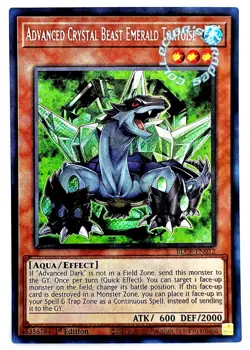 "Advanced Crystal Beast Emerald Tortoise" BLCR-012 (ScR) Yugioh! BOL:Crystal REV - Image 1