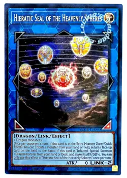 "Hieratic Seal of the Heavenly Spheres" BLCR-EN090 (UR) YuGiOh! Crystal Revenge - Image 1