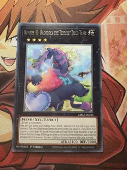 Yugioh! Number 41: Bagooska the terrible Tapir Rare - VASM-EN044 1st Edition ENG - Image 1