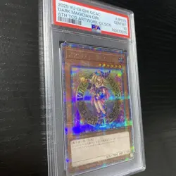 YuGiOh PSA10 Dark Magician Girl Stand Art Rare Collector Card GEM Mint - Image 2