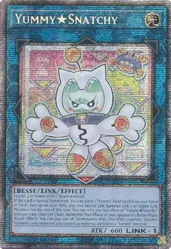 Yummy Snatchy JUSH-EN022 Near Mint NM Starlight Rare Justice Hunters Yugioh - Image 1