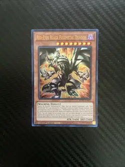 ** RED-EYES BLACK FULLMETAL DRAGON ** 1ST EDITION ULTRA RARE ROTA-EN005 YUGIOH! - Image 1