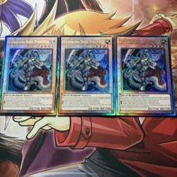 Yugioh! Playset 3x Vanquish Soul Pantera Ultimate Rare RA04-EN044 1st Edition EN - Image 1