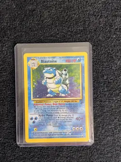 Pokemon Blastoise Holo Rare Card 2/130 - English Vintage - Base Set 2 - Image 1