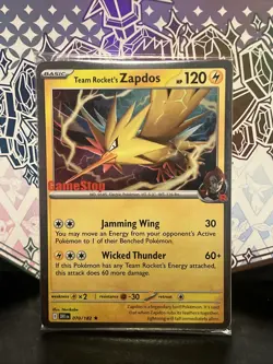 Pokemon TCG Team Rockets Zapdos Promo Card 2-Pack Sealed, 070/182, NM Condition - Image 1
