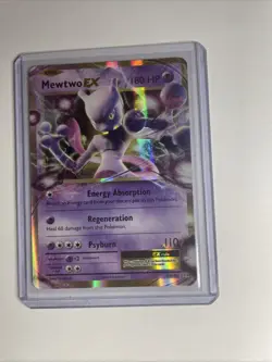 Pokemon Card MewtwoEX ! 53 Out Of 108 ! Good Condition Card ! - Image 1