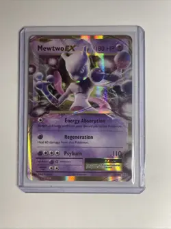 Pokemon Card MewtwoEX ! 53 Out Of 108 ! Good Condition Card ! - Image 2
