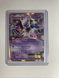 Pokemon Card MewtwoEX ! 53 Out Of 108 ! Good Condition Card ! - Image 5