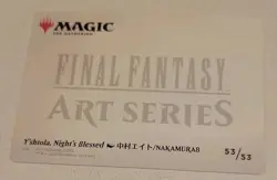 MTG Y’shtola Night’s Blessed Art Series Card Final Fantasy 53/53 NM - Image 2