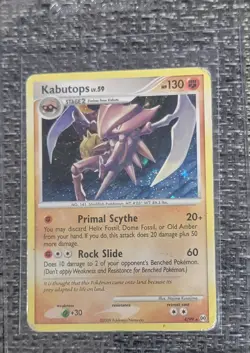 Kabutops Lv. 59 4/99 Holo Rare Platinum Arceus 2009 Pokemon Card TCG Vintage Era - Image 1