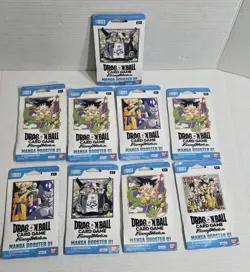 x9 Dragon Ball Fusion World Card Game Manga Booster SB01 Booster Packs English - Image 1