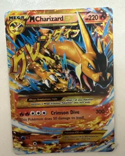Pokemon Mega-Charizard-EX TCG Holo Card 107/106 Secret Rare - Image 1