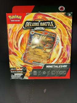 Pokemon Ninetales EX Deluxe Battle Deck Trading Card Game - Image 1