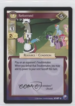 2014 My Little Pony Collectible Card Game - Canterlot Nights Reformed #147 1i3 - Image 1