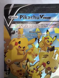 Pokemon Pikachu V-UNION Jumbo Card Holo - Image 2