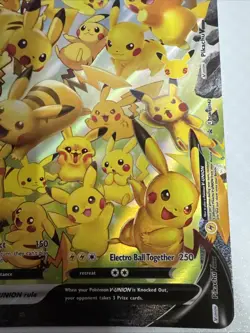 Pokemon Pikachu V-UNION Jumbo Card Holo - Image 4