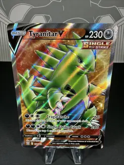 Pokemon TCG Tyranitar V 154/163 Sword & Shield Battle Styles Full Art Holo NM - Image 1