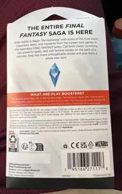 x1 MTG Final Fantasy Play Booster Packs - Image 2