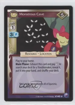 2014 My Little Pony Collectible Card Game - Canterlot Nights Monstrous Cave 1i3 - Image 1