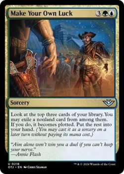 Make Your Own Luck - Near Mint MTG Outlaws of Thunder Junction - Image 1