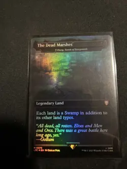 MTG Lord Of The Rings NM Surge Foil The Dead Marshes - Urborg Tomb Of Yawgmoth - Image 1