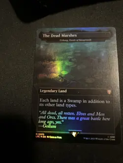 MTG Lord Of The Rings NM Surge Foil The Dead Marshes - Urborg Tomb Of Yawgmoth - Image 2
