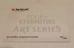 Nova Hellkite 18/54 Art Series Gold Stamp Signature MTG Edge Of Eternities EOE - Image 2