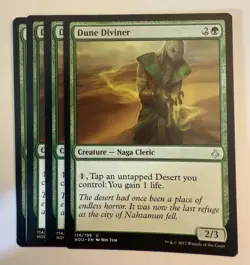 4x Dune Diviner *PLAYSET* Magic MtG x4 Hour of Devastation HOU - Image 1
