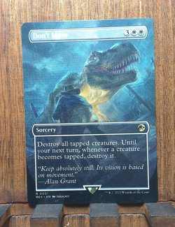 MTG Don't Move ( Borderles) Universes Beyond Jurassic World Collection NM❤ - Image 2