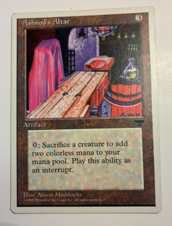 MTG Ashnod's Alter Artifact - Chronicles 1995 Near-Mint or better - Image 1