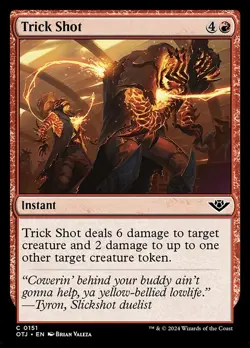 Trick Shot - Outlaws of Thunder Junction OTJ - MTG - LP Magic - 151 C - Image 1
